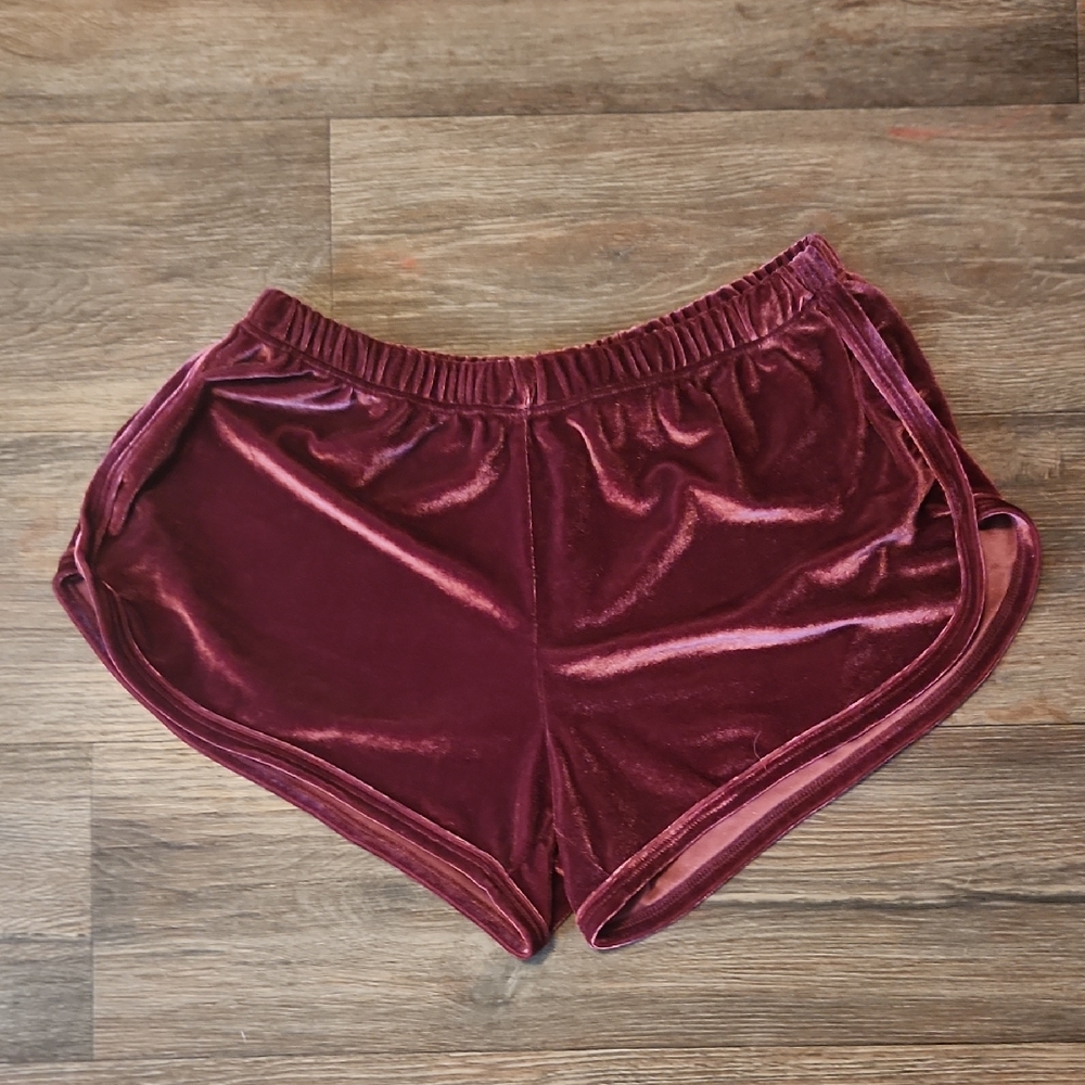 John Galt California Velvet-Feel Shorts - Size OS (see description)